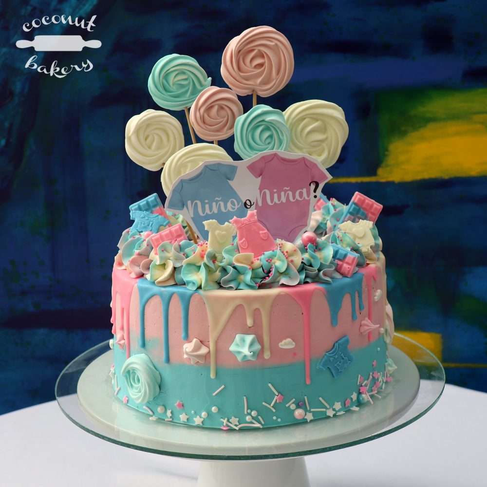 Yo creo que será niño? Pastel para revelación de genero
