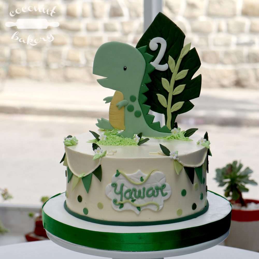 Un dinosaurio viene a felicitarte por tu cumpleaños