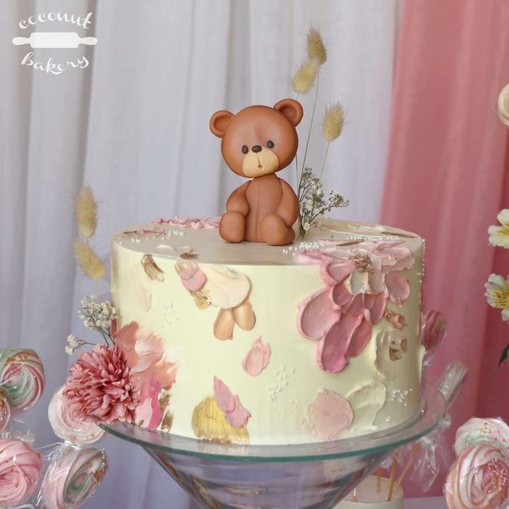 Teddy bear en dusty rose