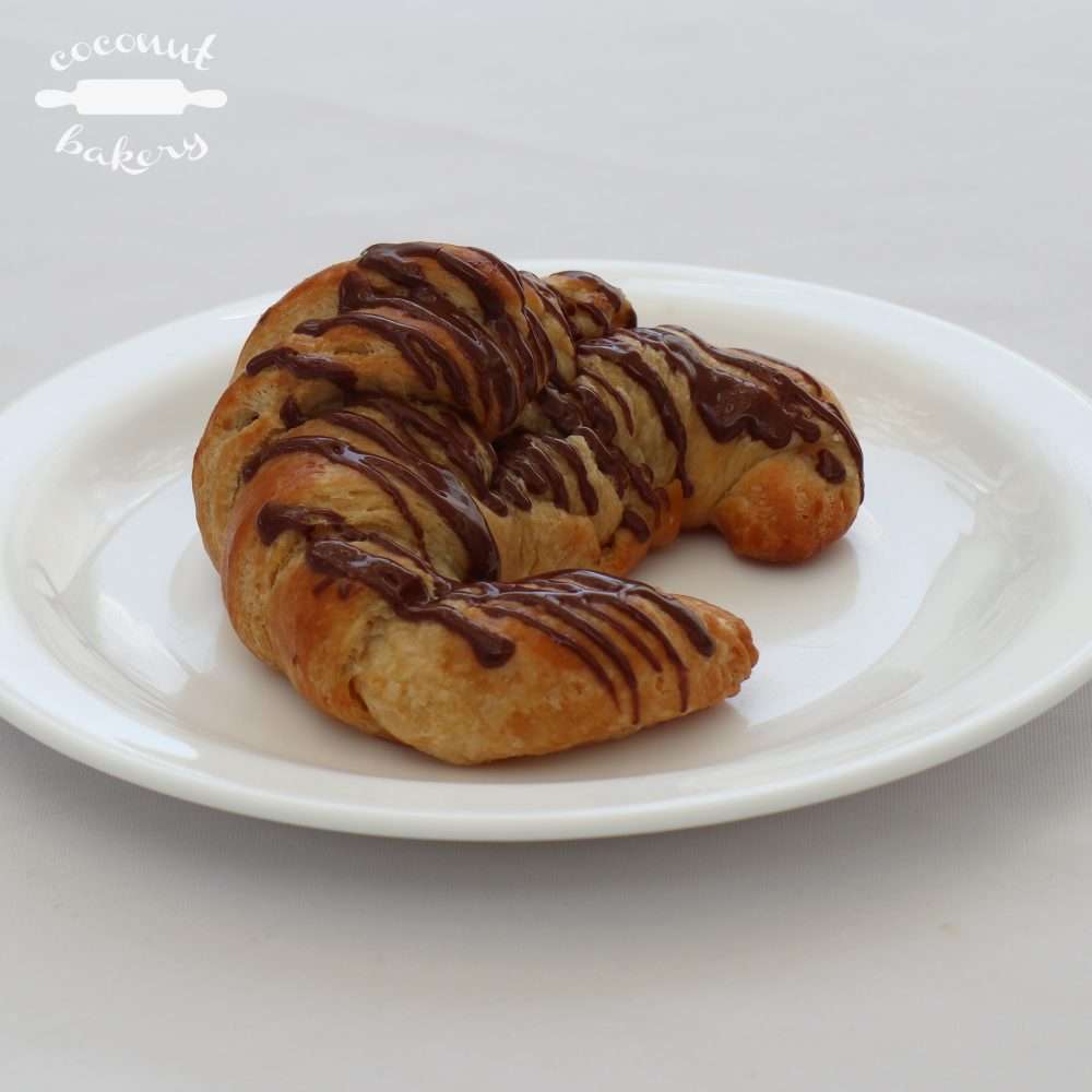 Croissant con chocolate