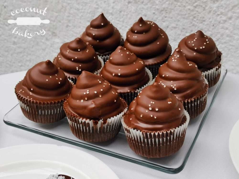 Cupcake beso de negro