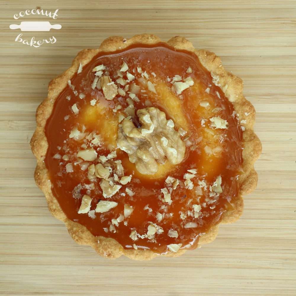 Tartaleta de caramelo y nueces