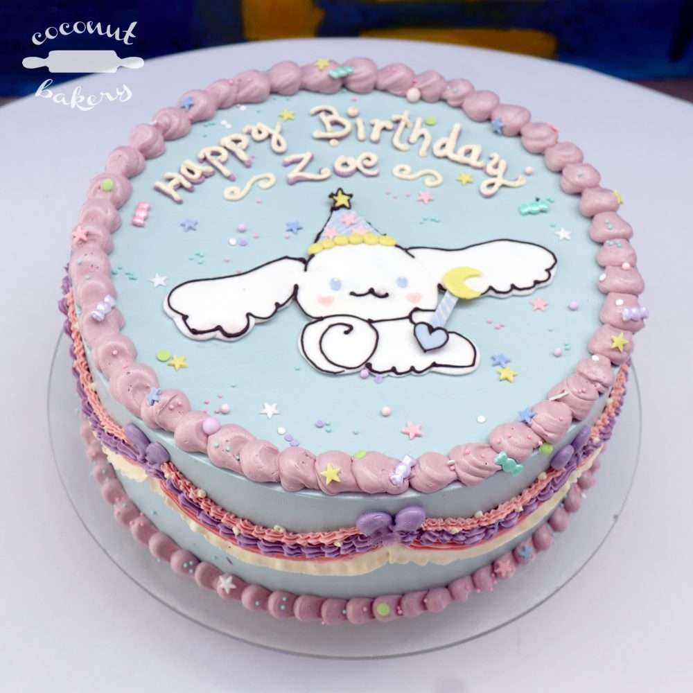 Cinnamoroll cake, este dulce conejito para Zoe
