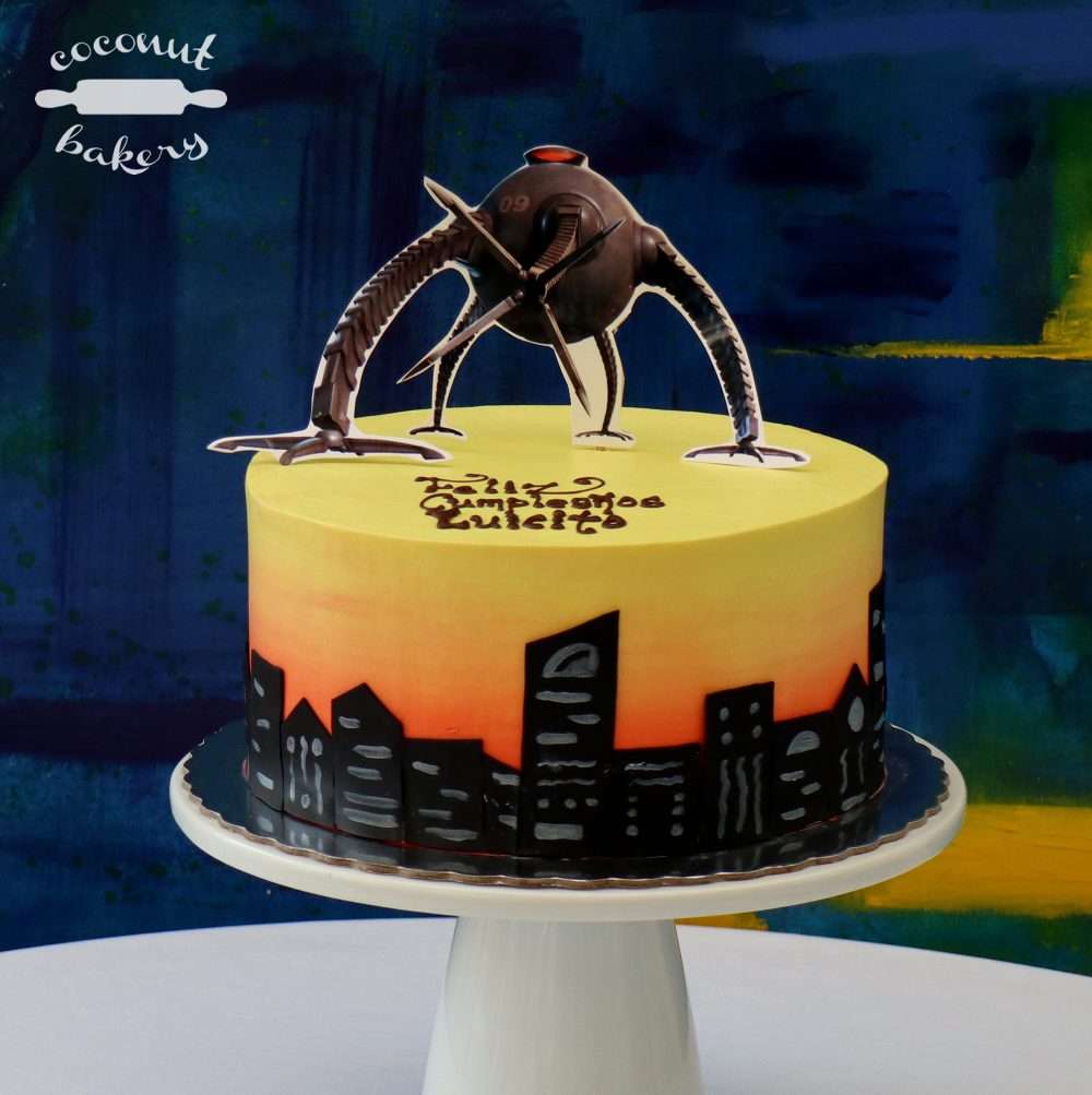 Torta de cumpleaños de un villano espectacular