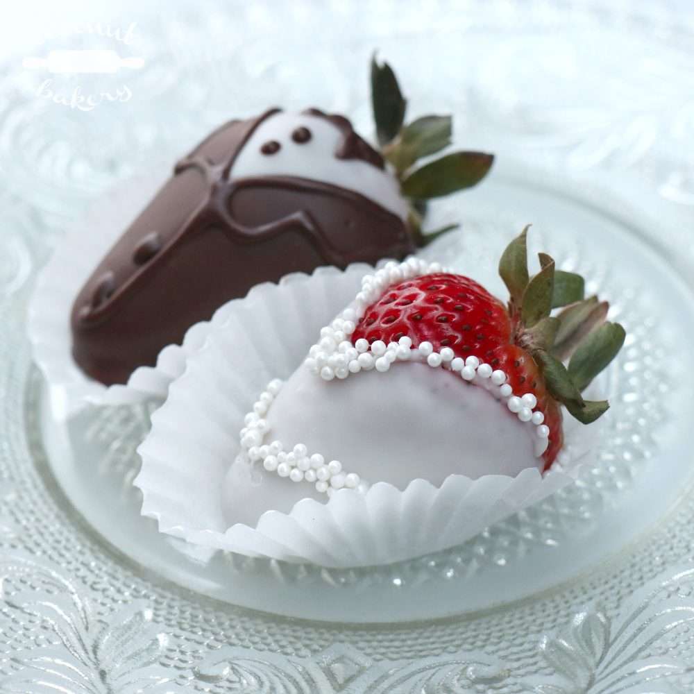 frutillas bañada en chocolate novios