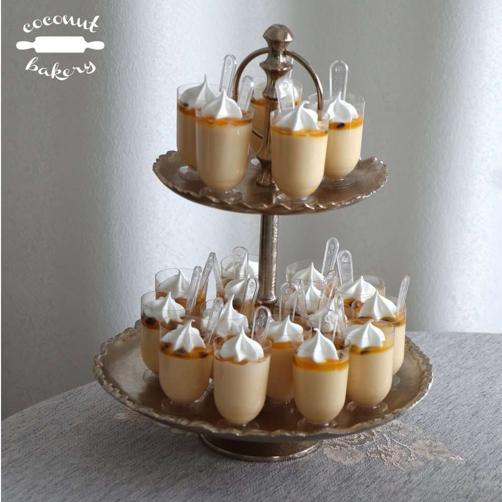 Postre de maracuyá, vasito mini