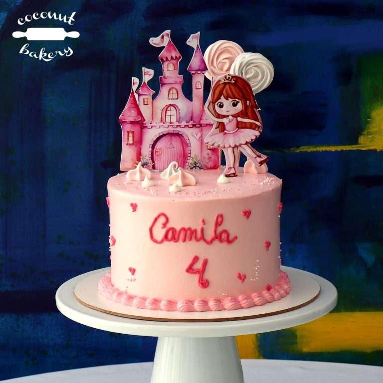 torta cumpleaños rosa bailarina