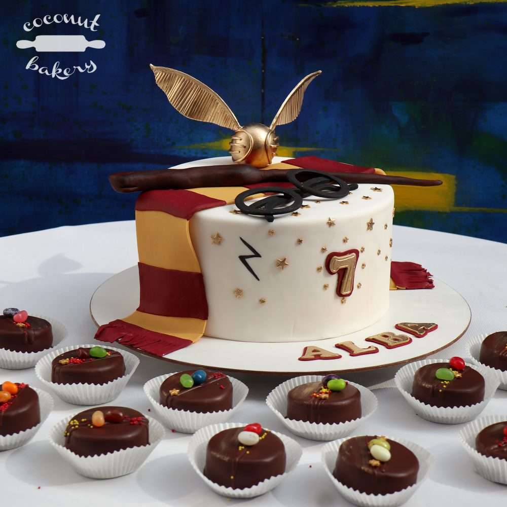 Torta de cumpleaños harry potter snich