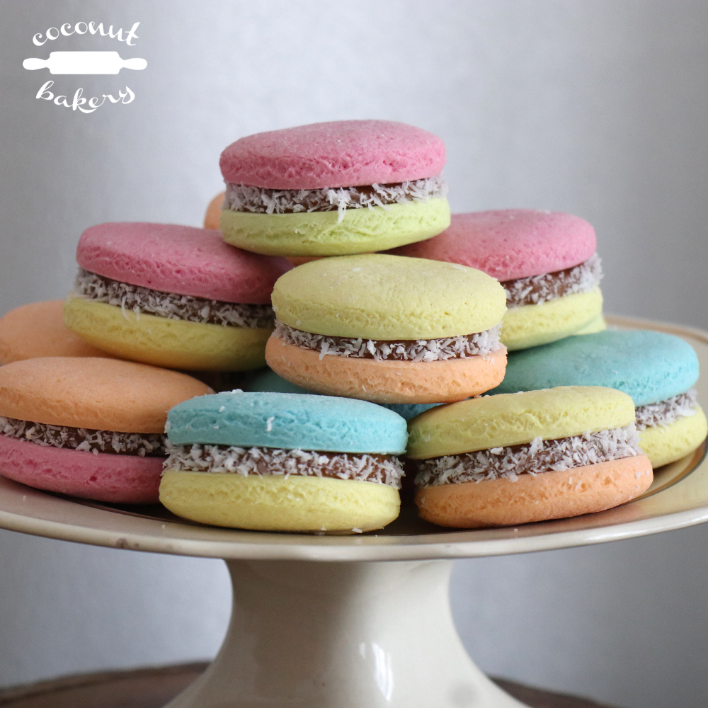 Alfajores maicena de colores