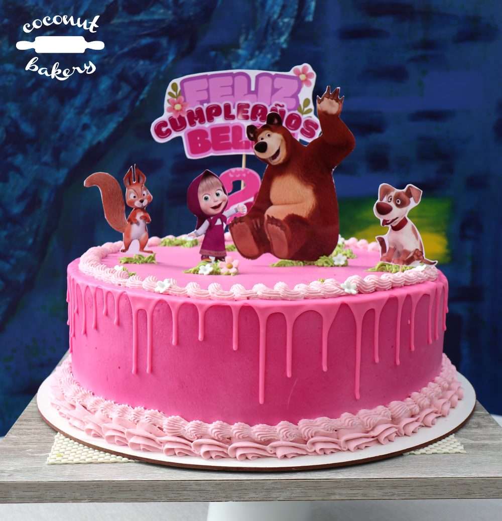Torta de cumpleaños Masha y el Oso